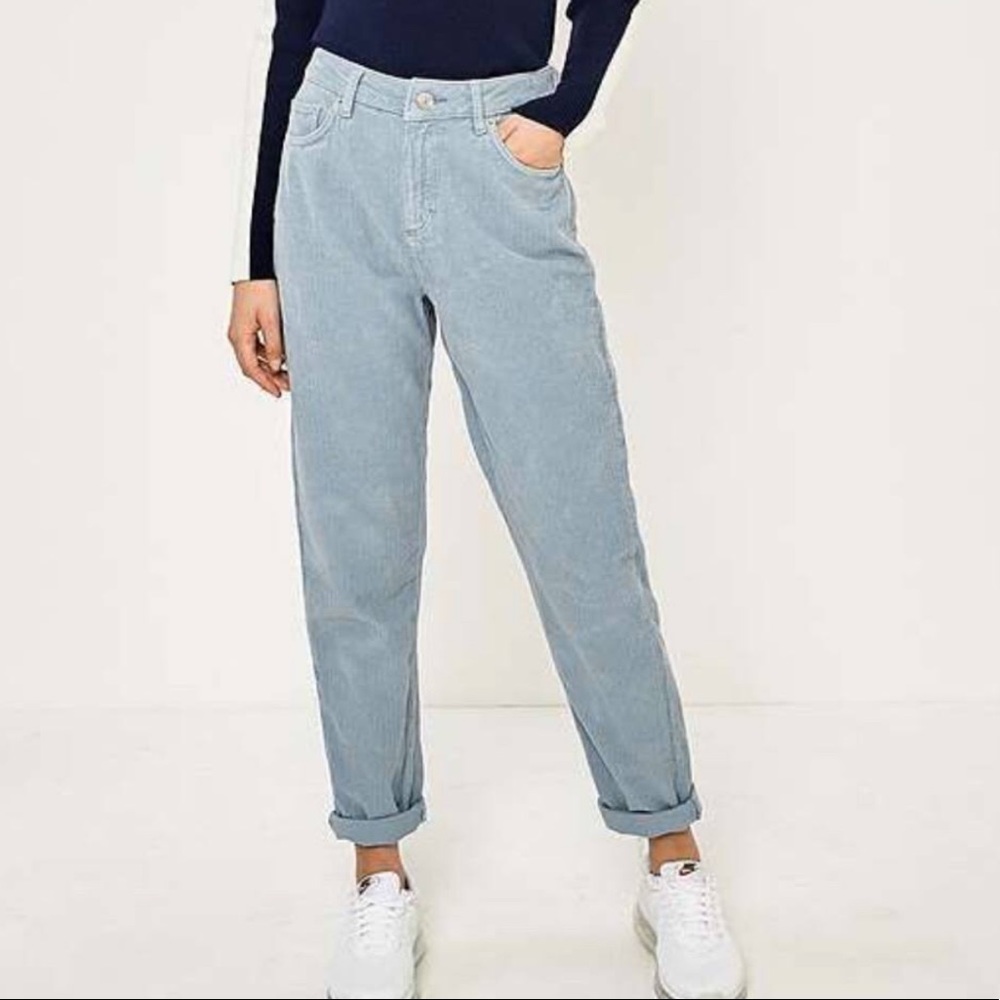 Urban outfitters blue corduroy jeans